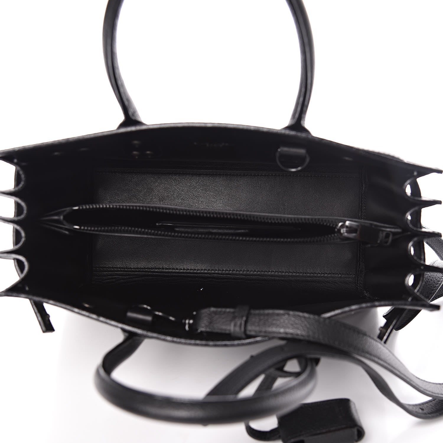 Saint Laurent Grained Calfskin Baby Sac De Jour Black 5 of 12