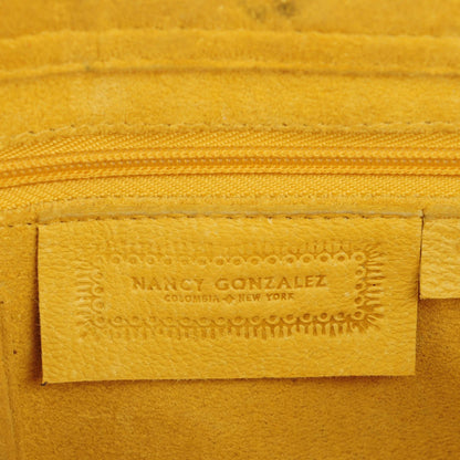 Nancy Gonzalez Crocodile Tote Orange 6 of 12