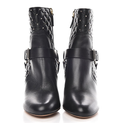 Valentino Garavani Nappa Rockstud Spike 90mm Ankle Boots 36.5 Black 2 of 9