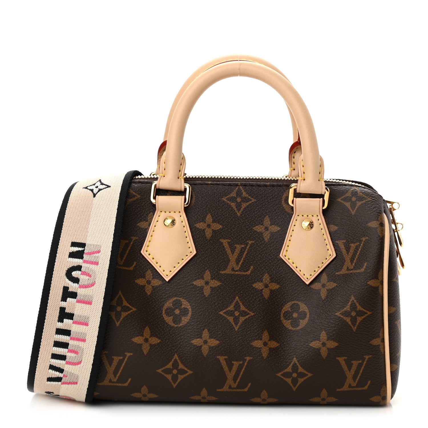 Louis Vuitton Monogram Speedy Bandouliere 20 Black 1 of 7