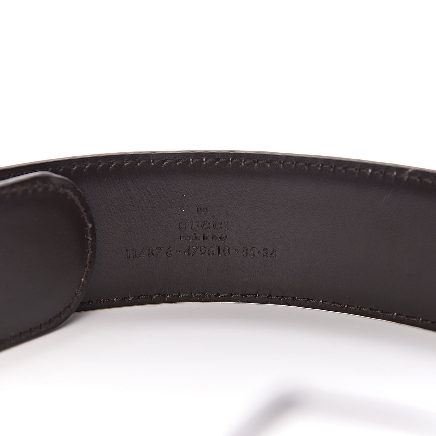 Guccissima Interlocking G 40mm Belt 85 34 Off White