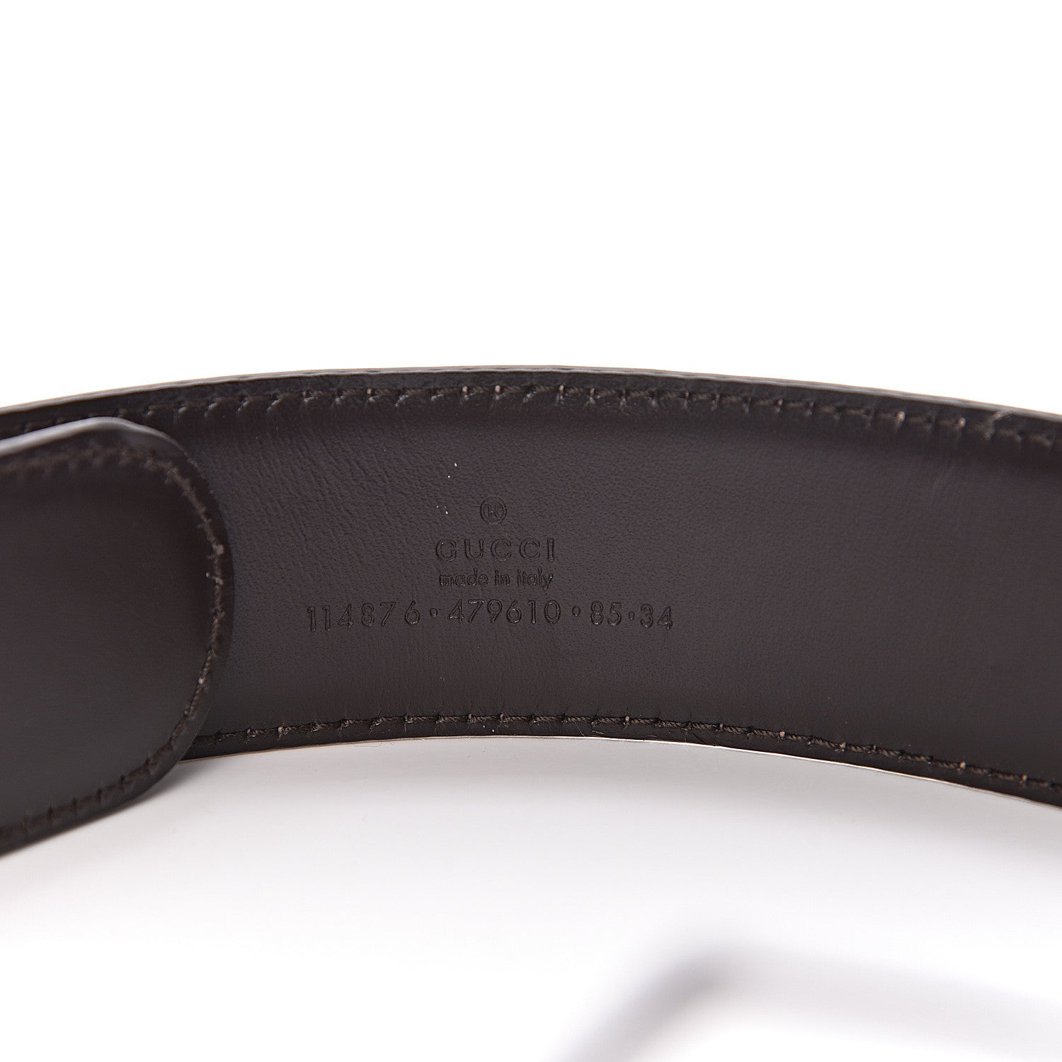 Gucci Guccissima Interlocking G 40mm Belt 85 34 Off White 6 of 6