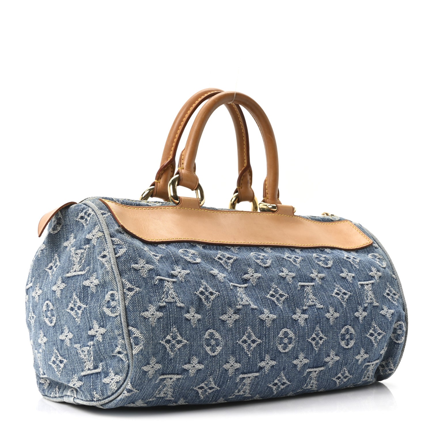 Louis Vuitton Monogram Denim Neo Speedy Blue 3 of 9