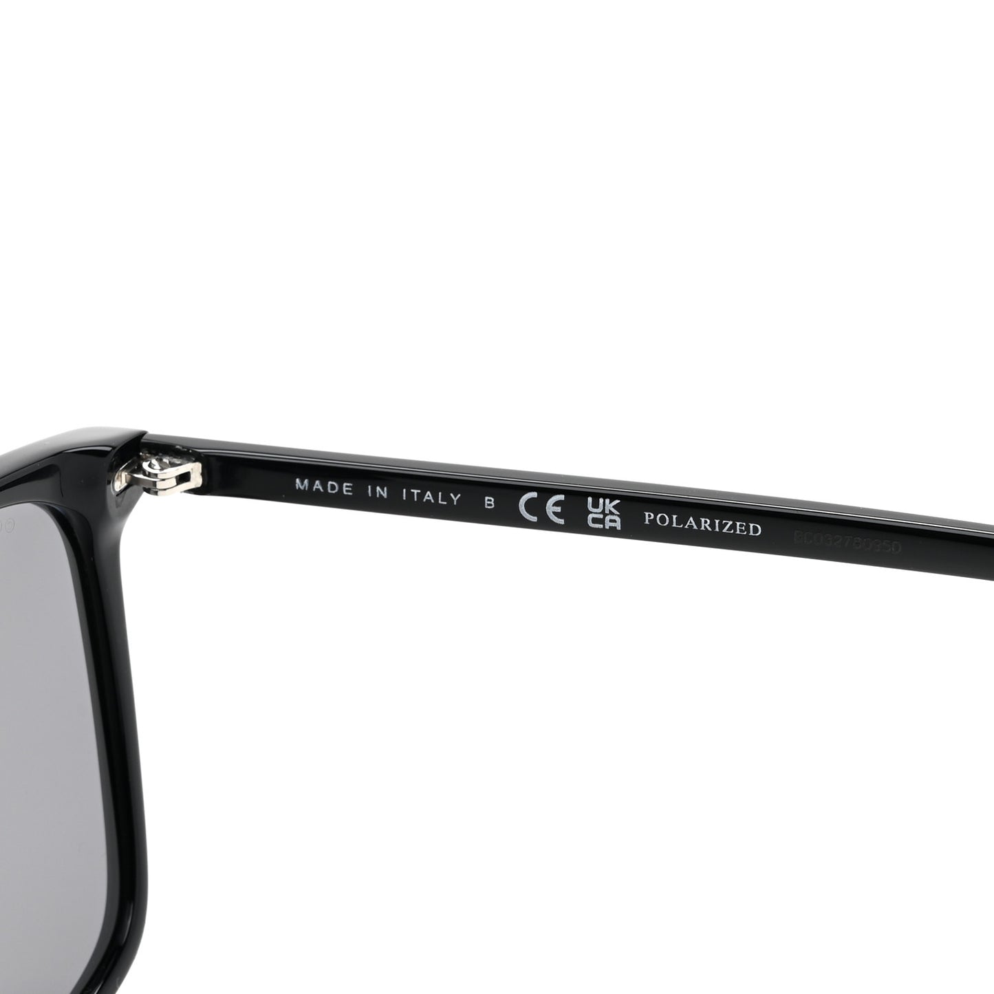 Acetate Polarized Square Sunglasses 5447 Black