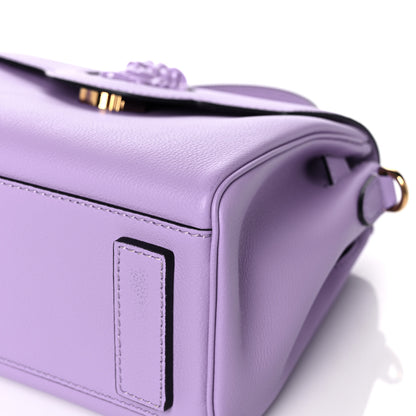 Versace Calfskin Medium La Medusa Top Handle Handbag Lilac 11 of 15