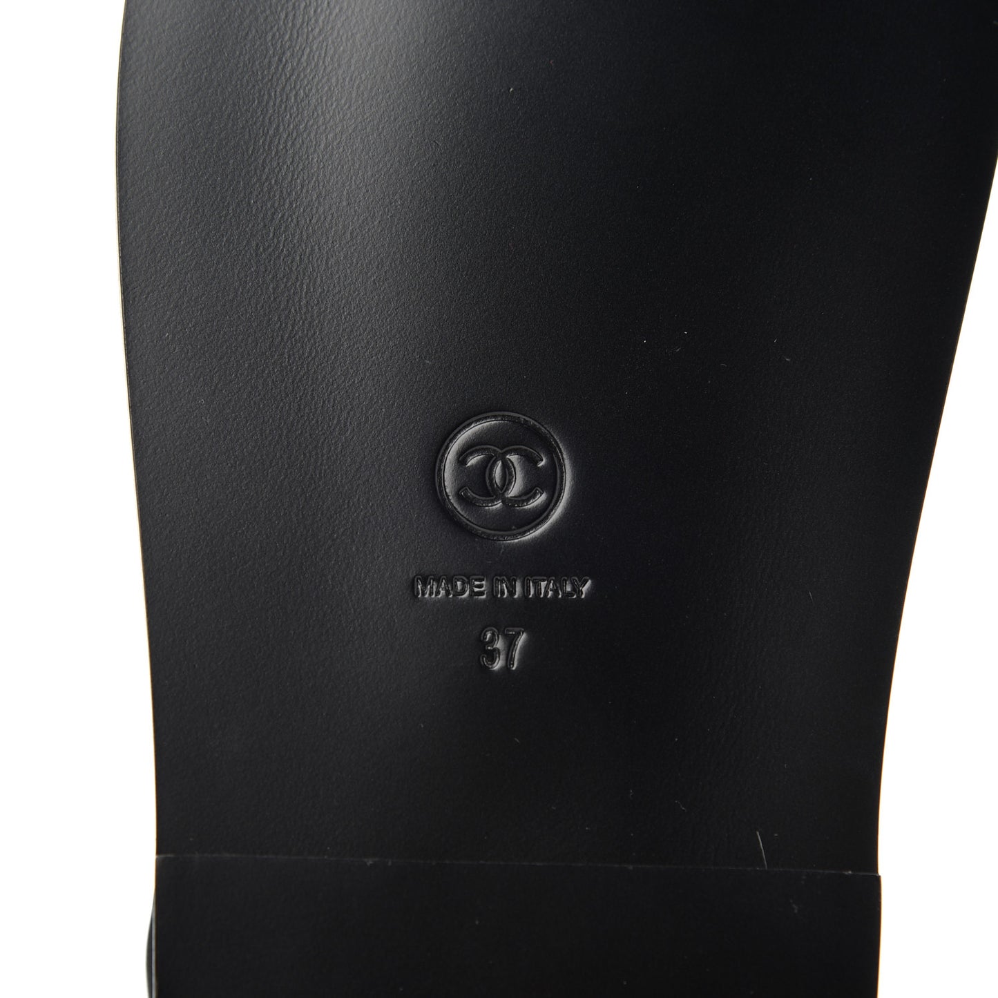 Lambskin Velcro Dad Sandals 37 Black