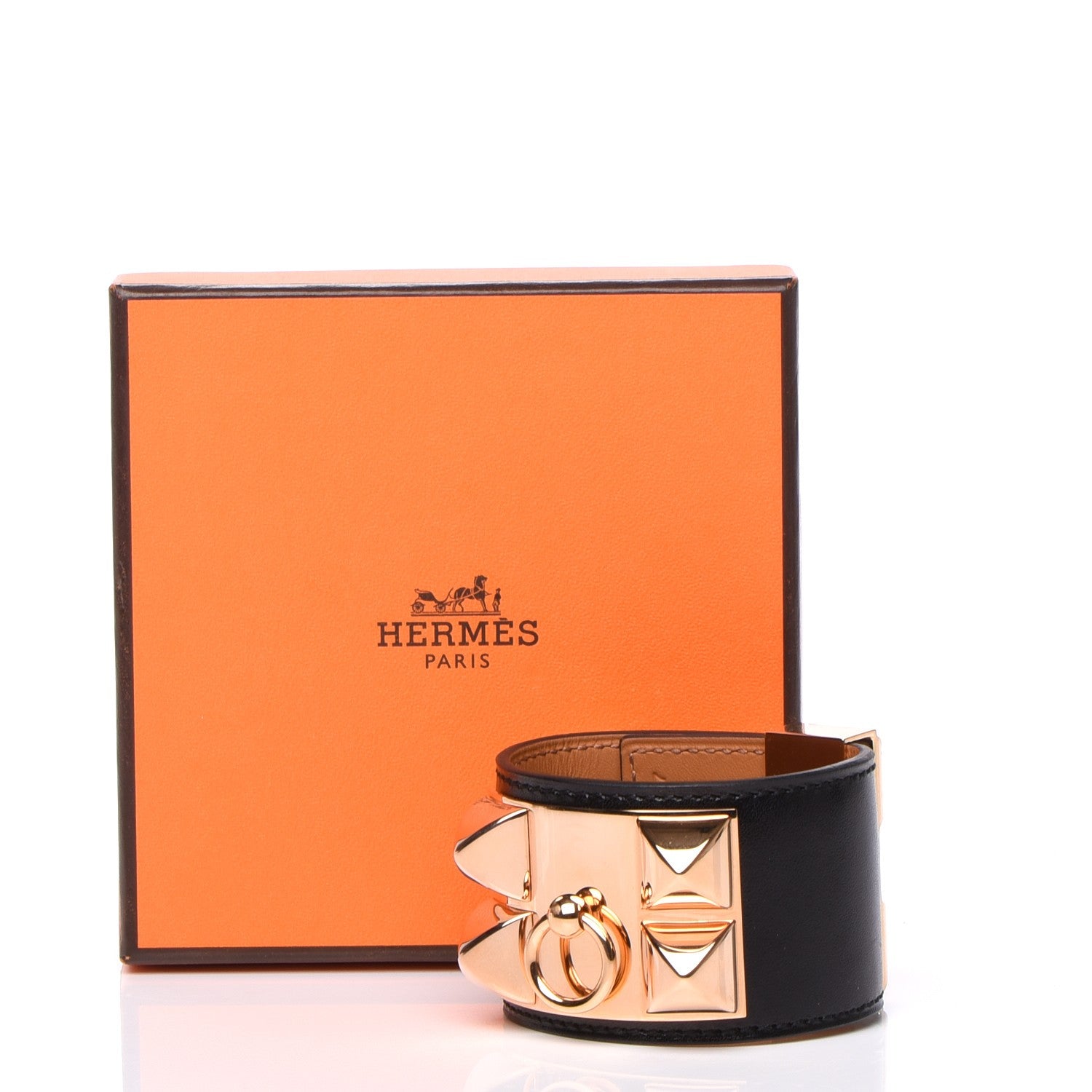 Hermes Box Collier de Chien CDC Bracelet XS Black 6 of 6