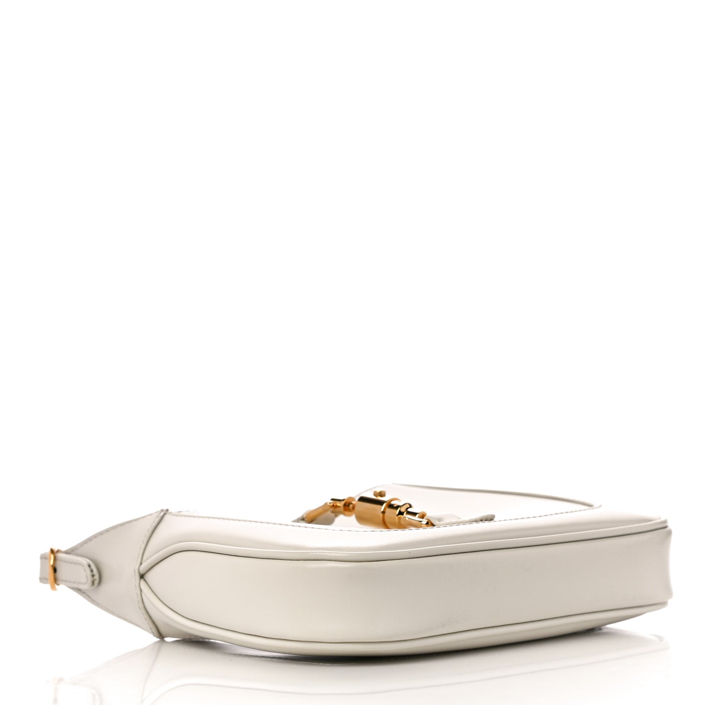 Boarded Dyana Lux Calfskin Mini Jackie 1961 Hobo Mystic White