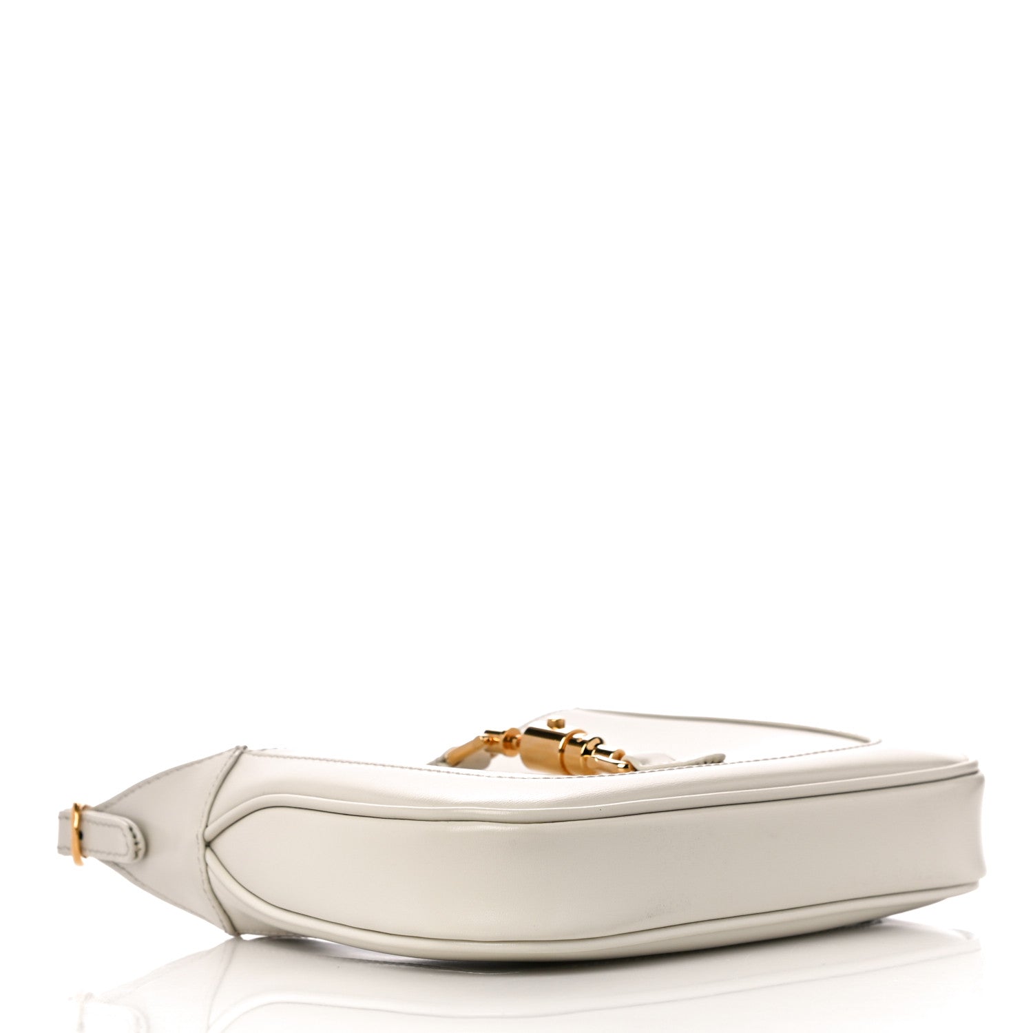 Gucci Boarded Dyana Lux Calfskin Mini Jackie 1961 Hobo Mystic White 3 of 10