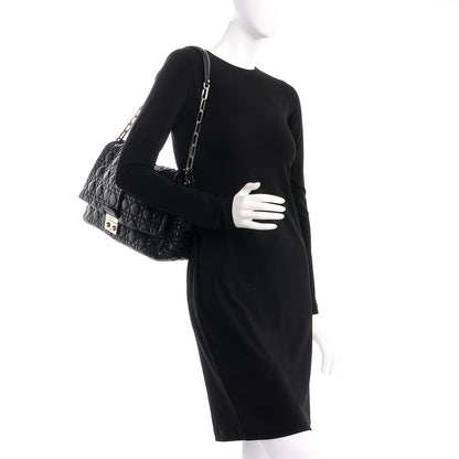 Christian Dior Lambskin Cannage Large New Lock Flap Black 2 of 7
