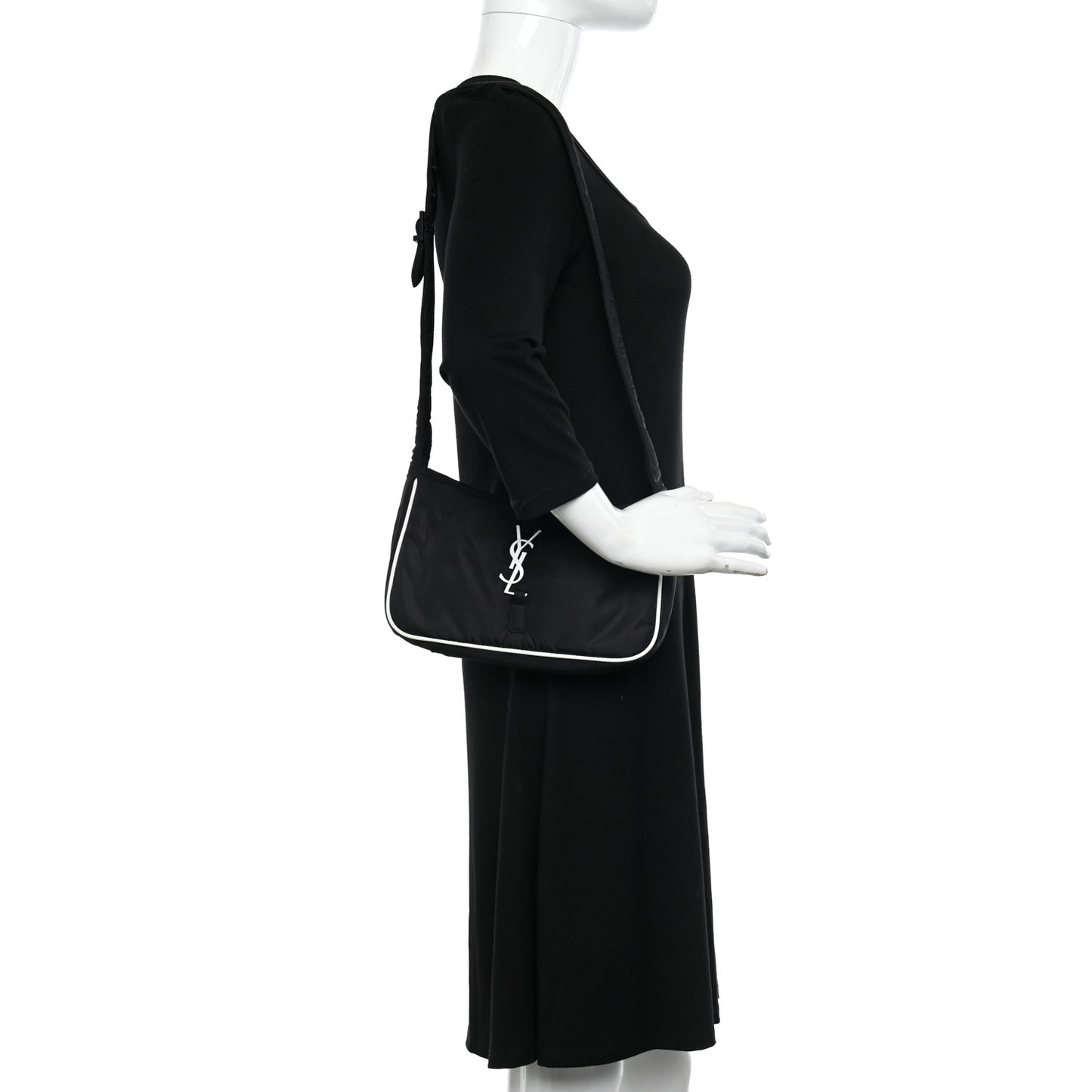 Econyl Nylon Le 5 A 7 Hobo Black White