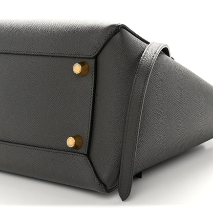 Celine Grained Calfskin Mini Belt Bag Grey 10 of 10