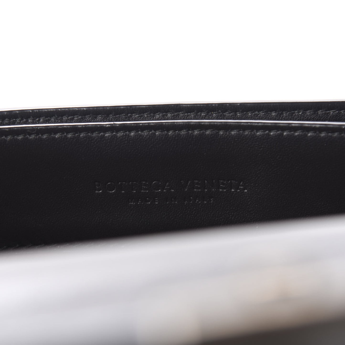 Nappa Intrecciato Small Messenger Black