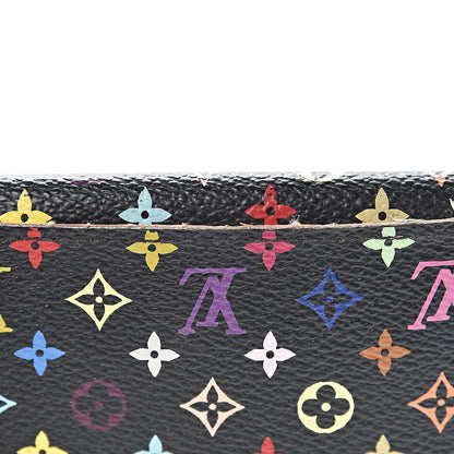 Louis Vuitton Monogram Multicolor Business Card Holder Black 10 of 12