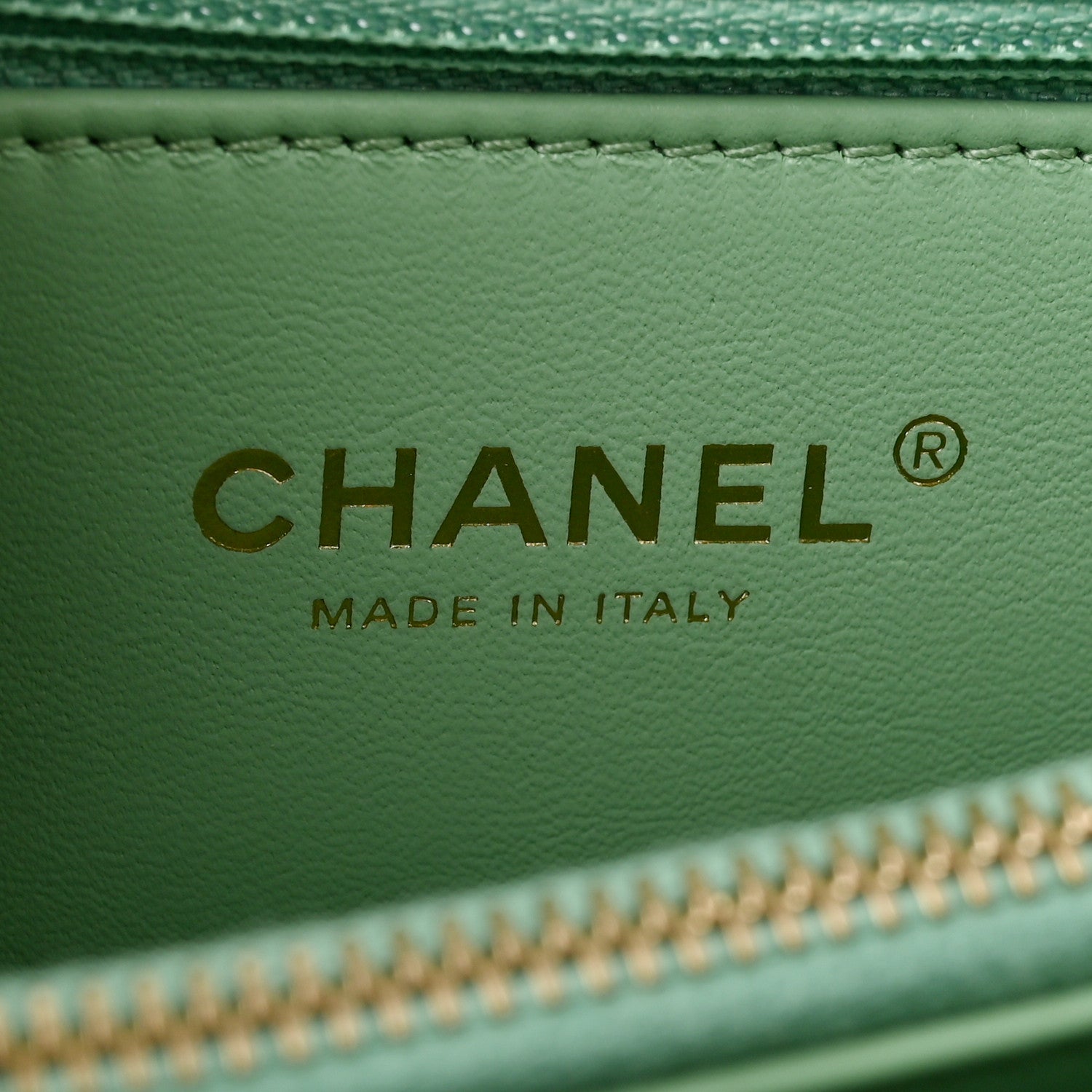 Chanel Caviar Quilted Small Coco Chain Handle Flap Light Green 6 of 12