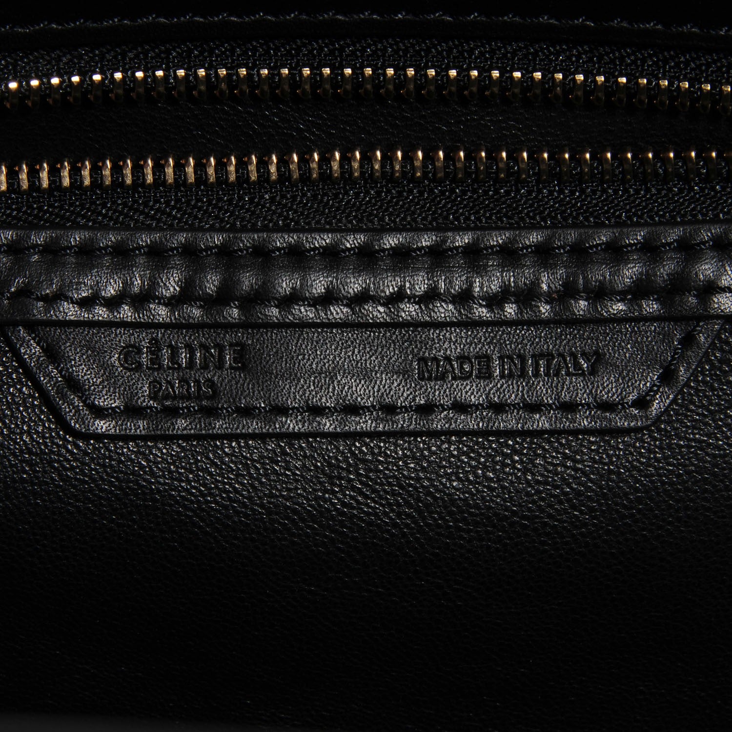 Celine Satin Calfskin Suede Micro Tri-Color Luggage Almond 8 of 9