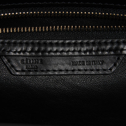 Celine Satin Calfskin Suede Micro Tri-Color Luggage Almond 8 of 9