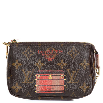 Louis Vuitton Monogram Trunks and Locks Mini Pochette Accessories 1 of 8