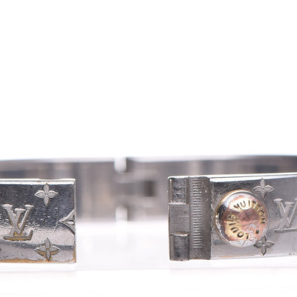 Louis Vuitton Palladium Monogram Nanogram Cuff M 6 of 6
