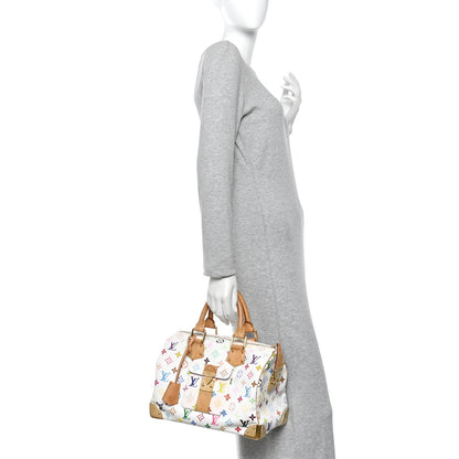 Louis Vuitton Monogram Multicolor Speedy 30 White 2 of 10