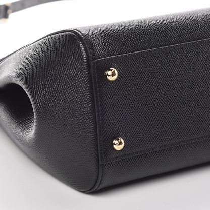 Dolce & Gabbana Dauphine Medium Miss Sicily Satchel Black 8 of 9
