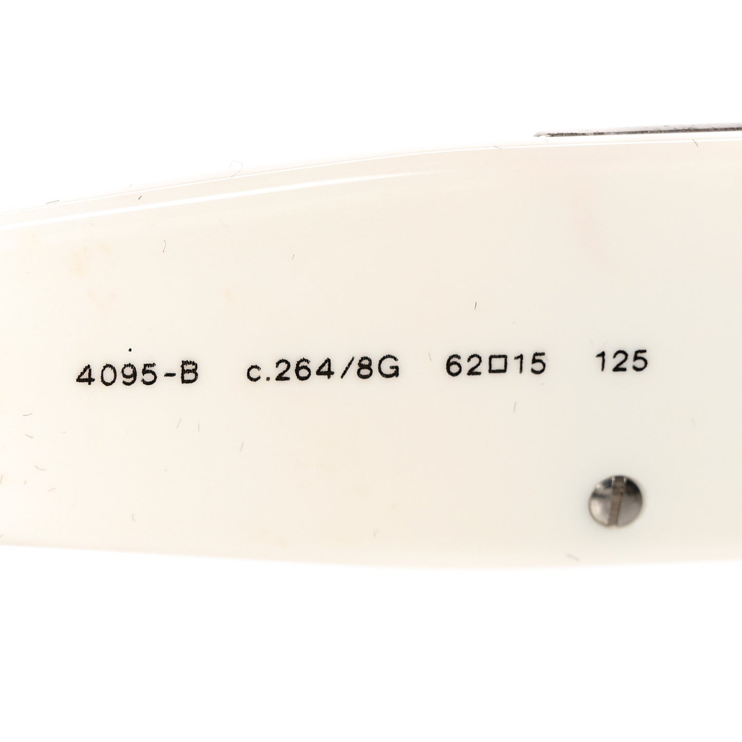 Crystal CC Sunglasses 4095-B White