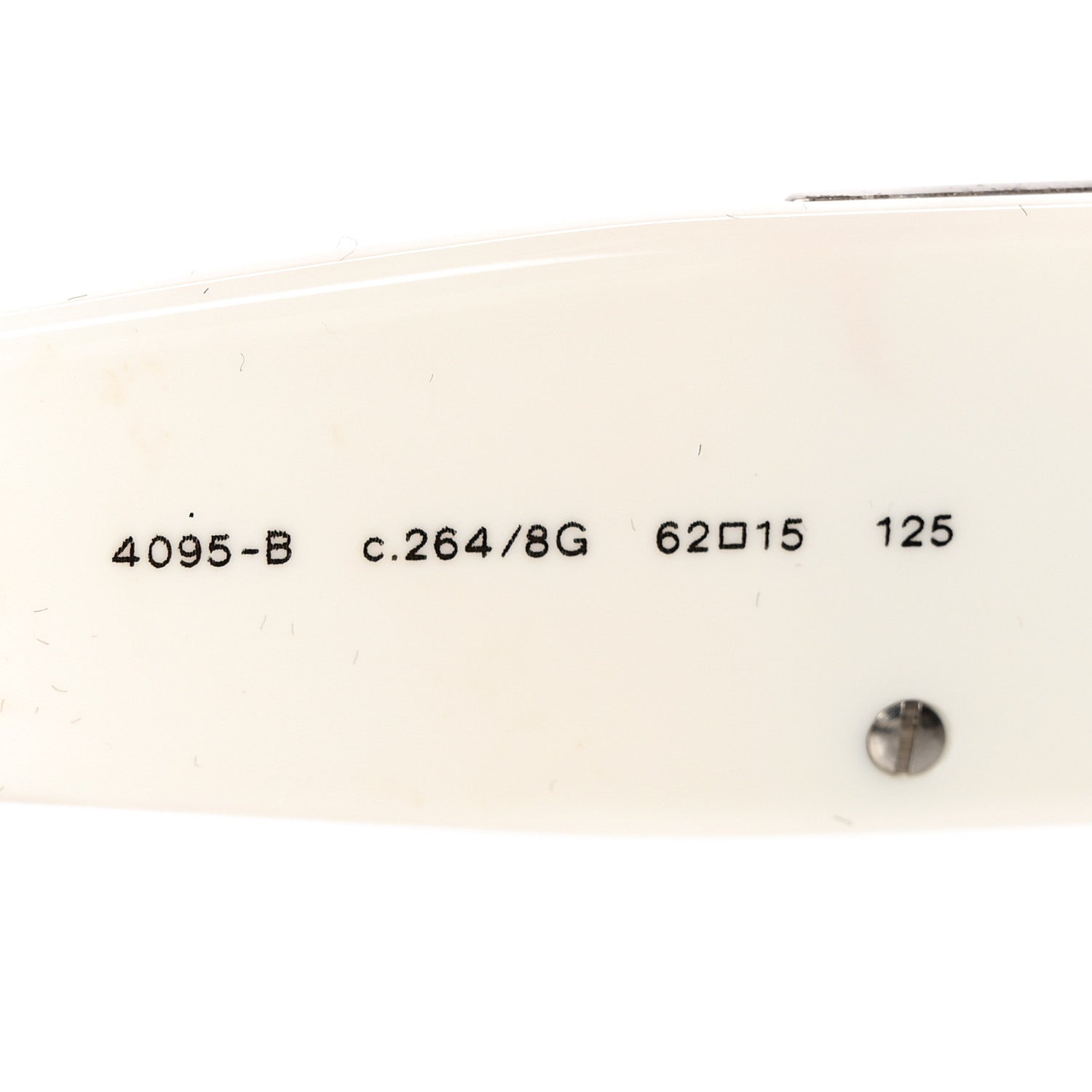 Chanel Crystal CC Sunglasses 4095-B White 6 of 9