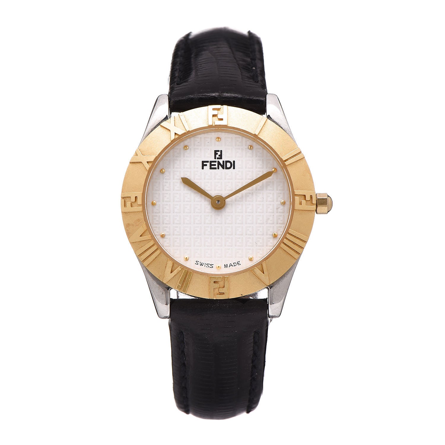 Fendi Stainless Steel Calfskin 26mm Orologi Quartz Watch 1 of 6