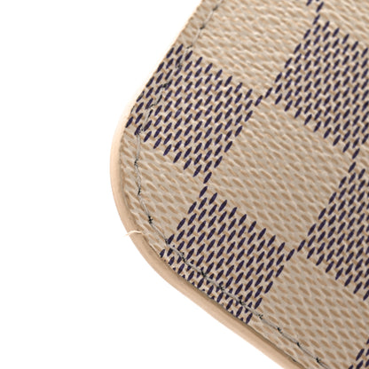 Louis Vuitton Damier Azur Neverfull MM GM Pochette Rose Ballerine 8 of 9