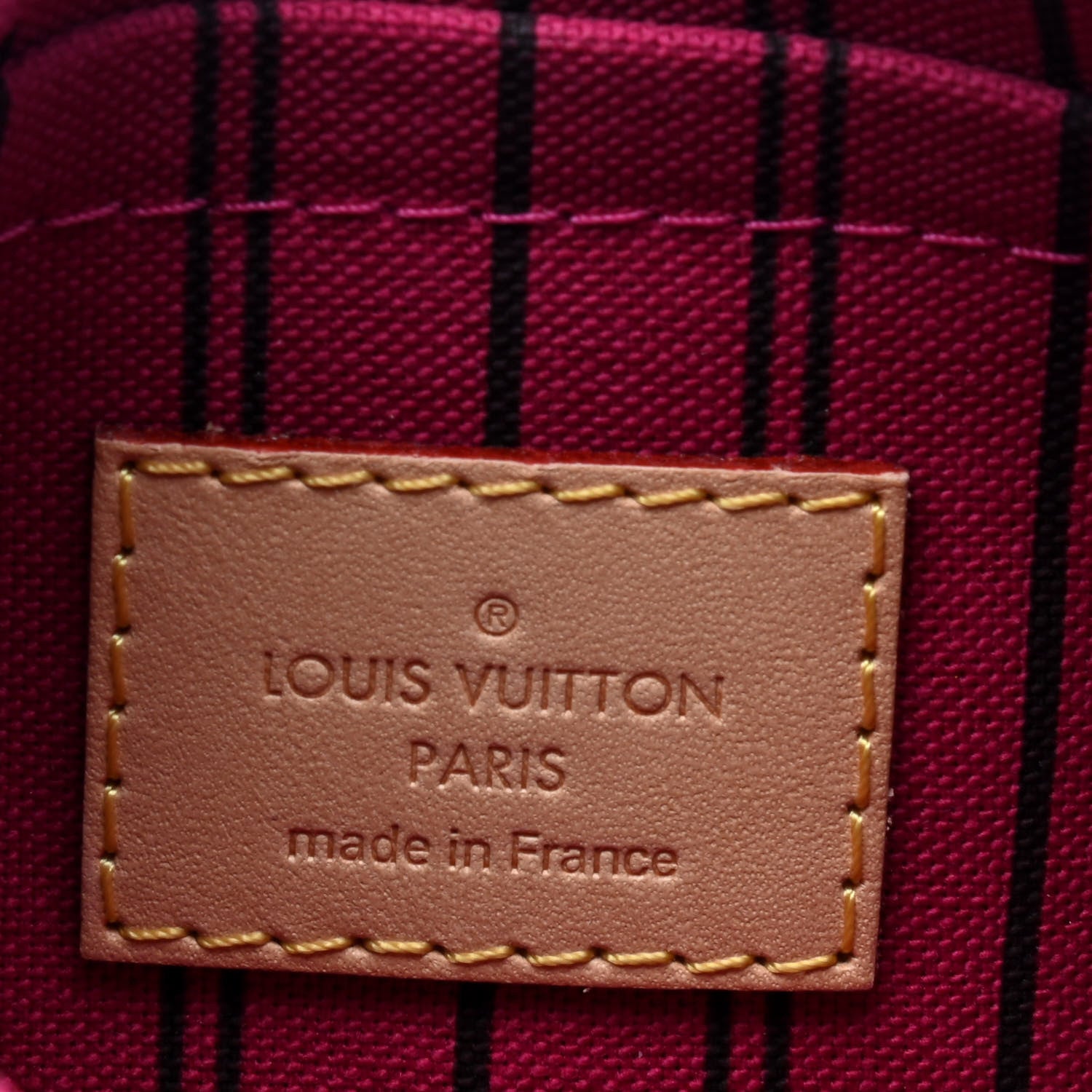 Louis Vuitton Monogram Neverfull PM Pochette Pivoine 4 of 5