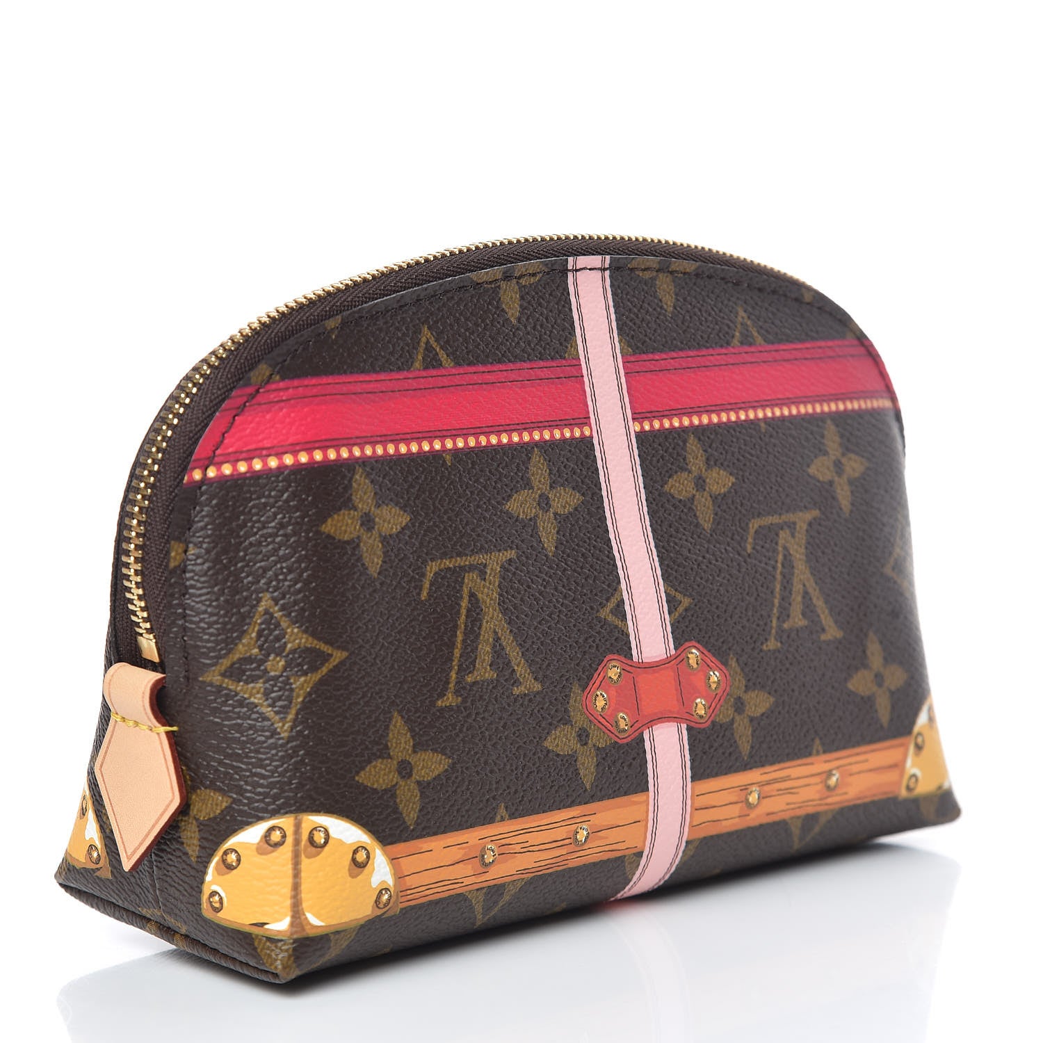 Louis Vuitton Monogram Summer Trunks Cosmetic Pouch PM 3 of 10