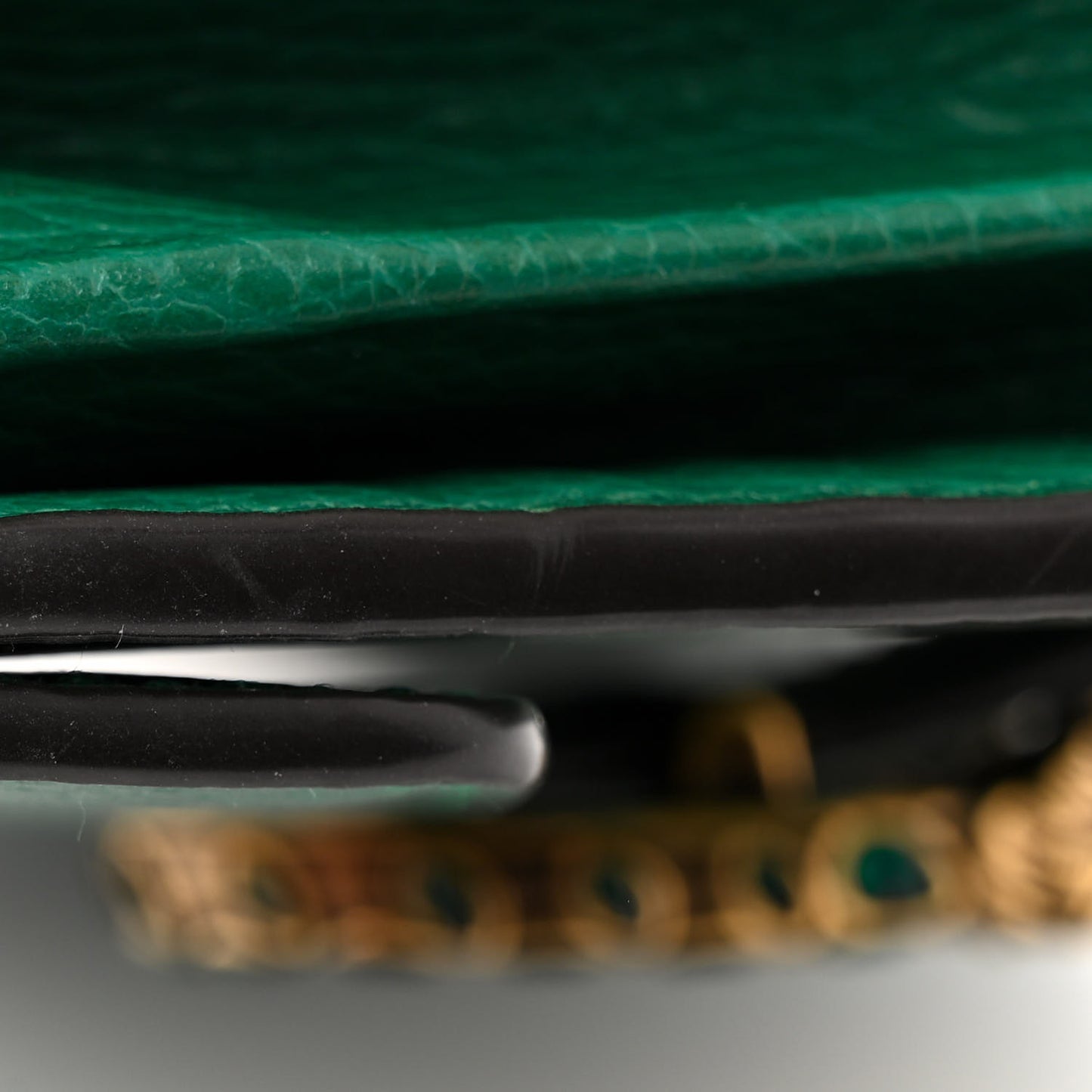 Calfskin Mini Dionysus Chain Wallet Emerald