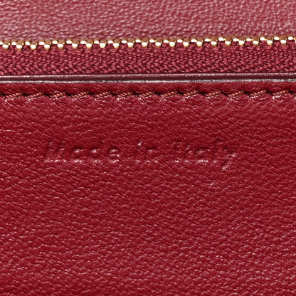 Celine Box Calfskin Medium Classic Box Flap Bag Burgundy 7 of 16