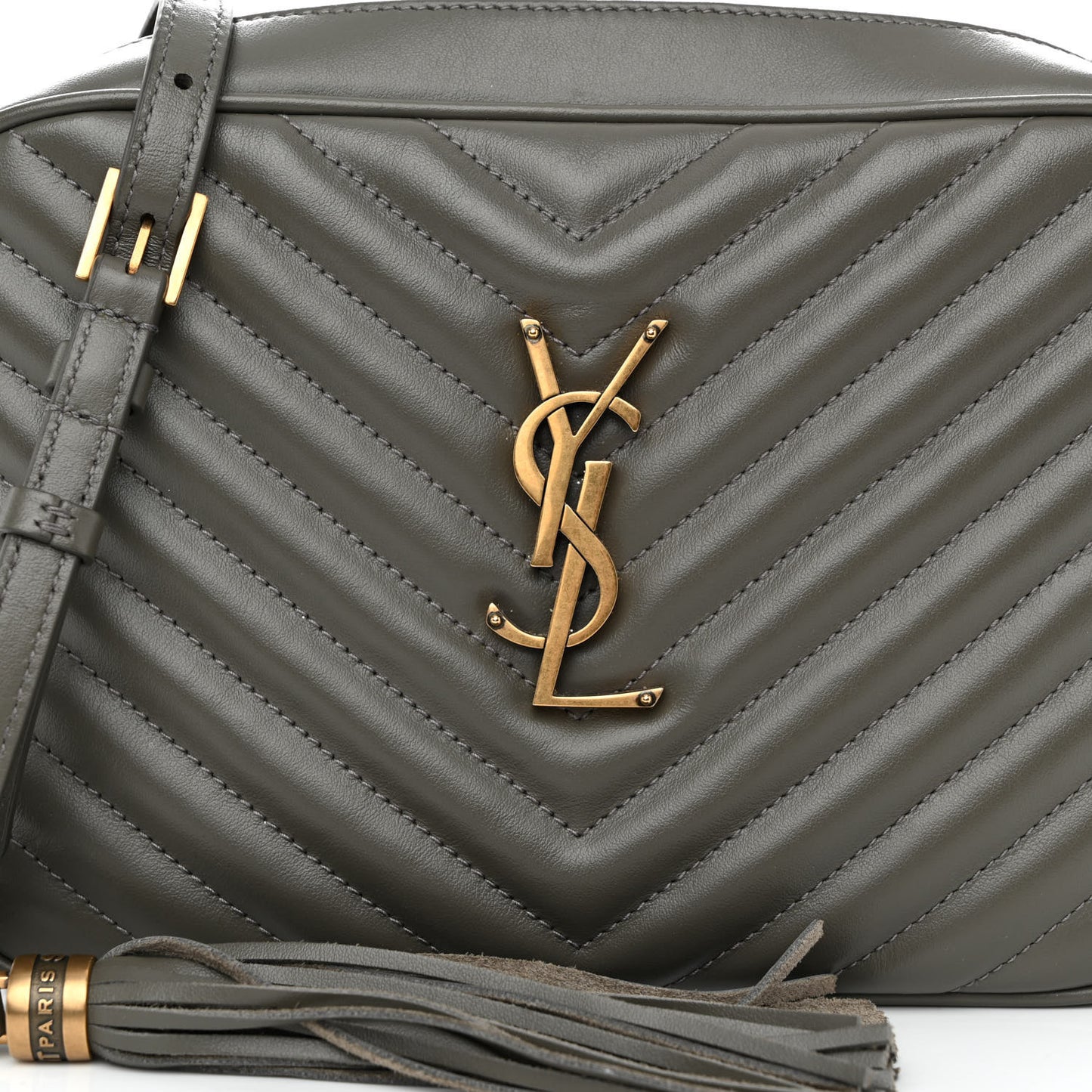 Calfskin Matelasse Monogram Lou Camera Bag Dark Smog