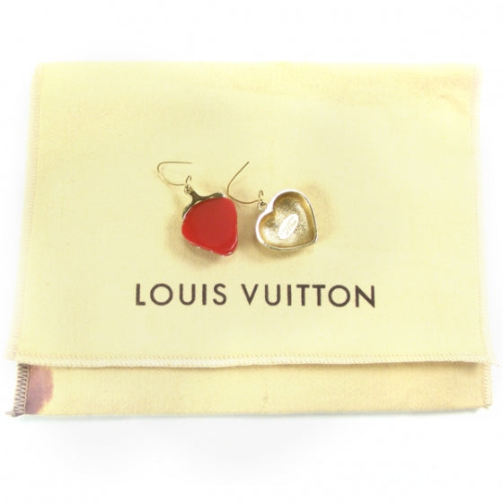Louis Vuitton Fraises Strawberry Heart Earrings 2 of 4