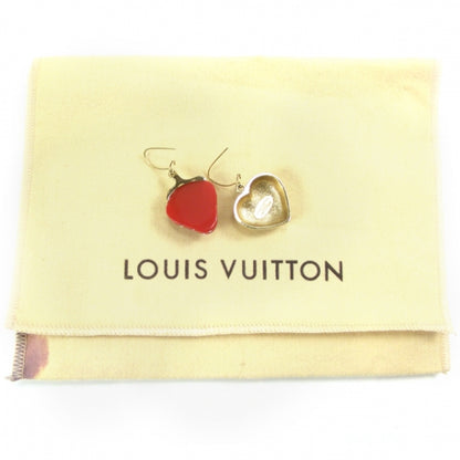 Louis Vuitton Fraises Strawberry Heart Earrings 2 of 4