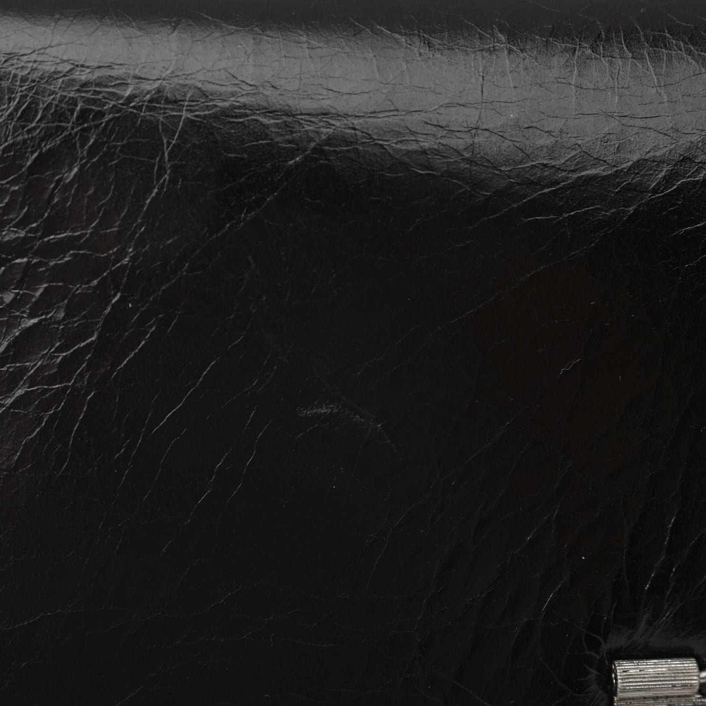 Calfskin Swiss Binder Flap Bag Black