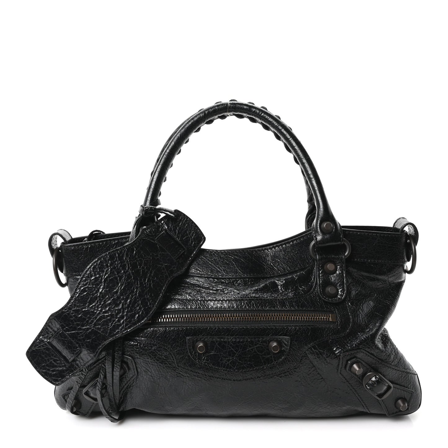 Agneau Arena Classic Hardware Le City First Bag Black