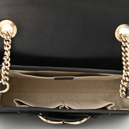 Gucci Microguccissima Medium Emily Chain Shoulder Bag Black 5 of 14