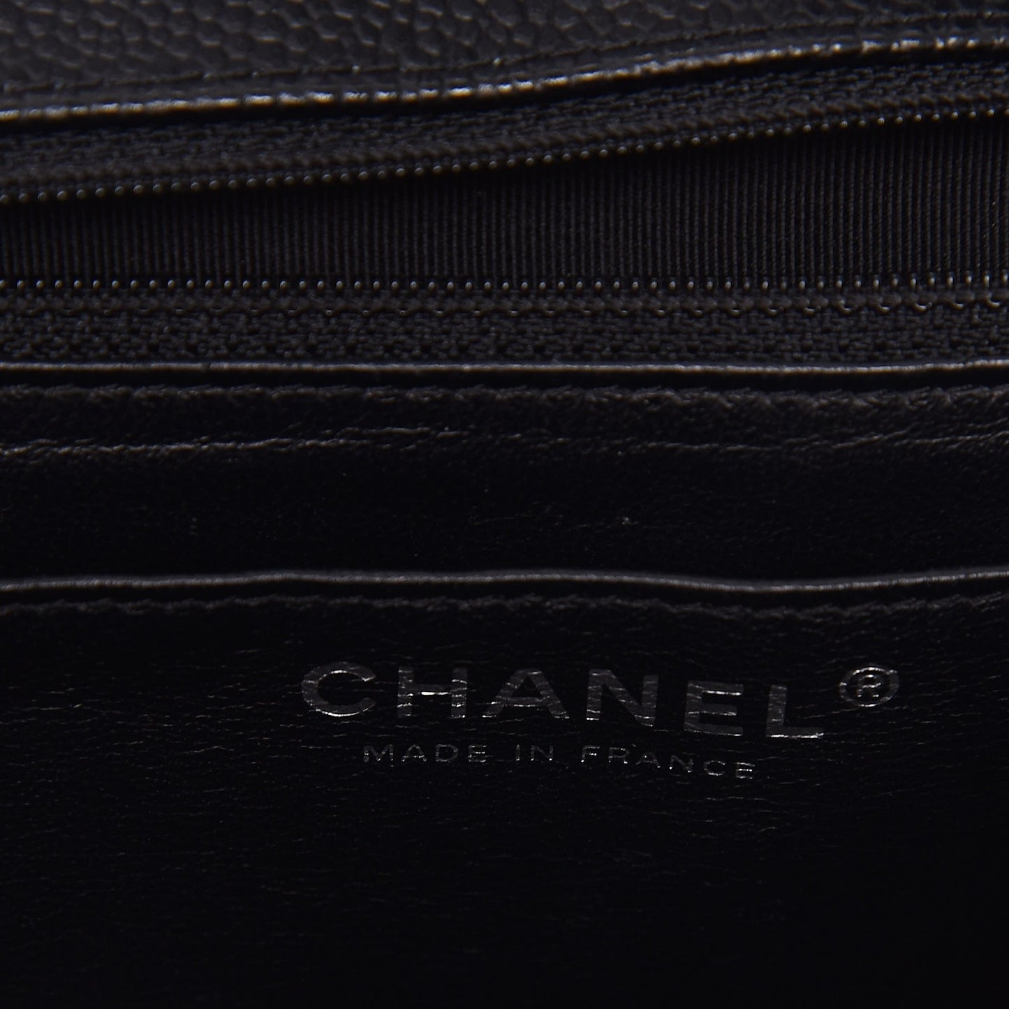 Caviar Quilted Jumbo Single Flap Black