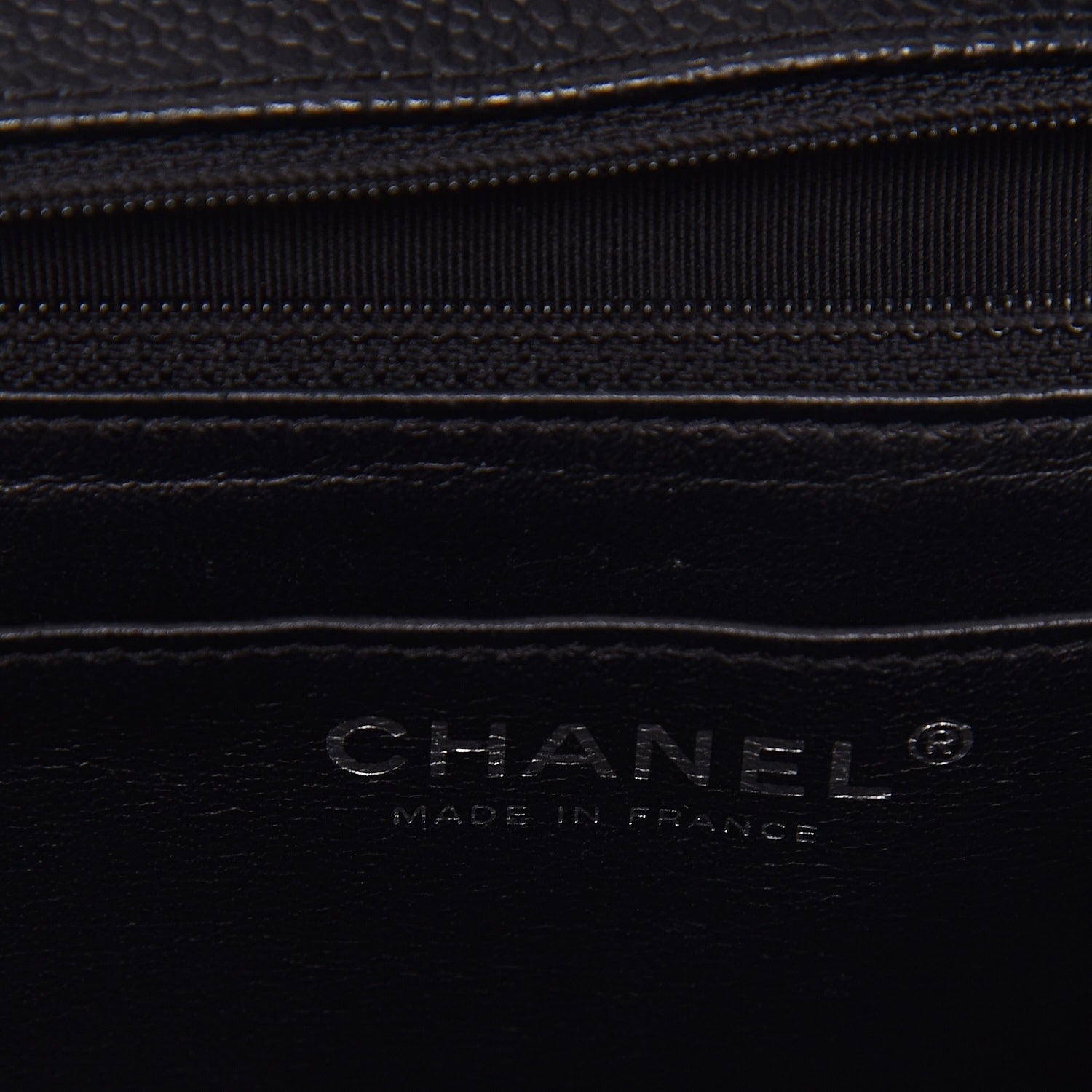 Chanel Caviar Quilted Jumbo Single Flap Black 6 of 11