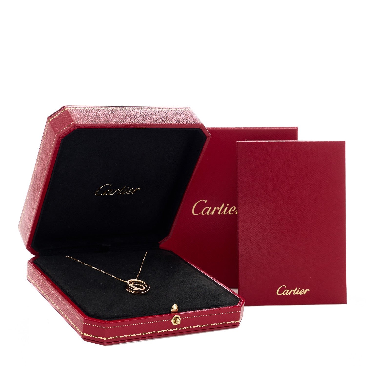 Cartier 18K Pink Gold Diamond Etincelle De Cartier Pendant Necklace 7 of 7