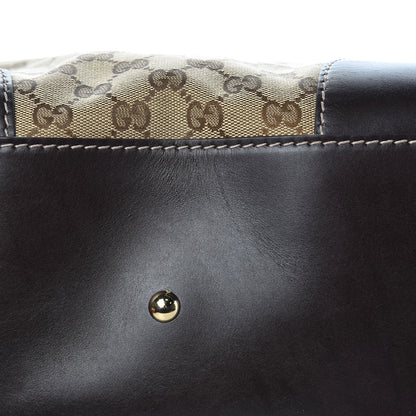 Gucci Monogram Lovely Heart Top Handle Dark Brown 9 of 11