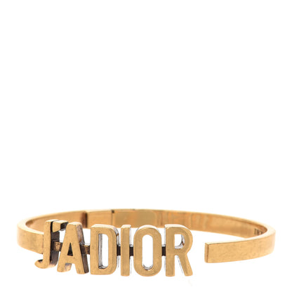 Christian Dior Metal J'Adior Bracelet Cuff Gold 1 of 4