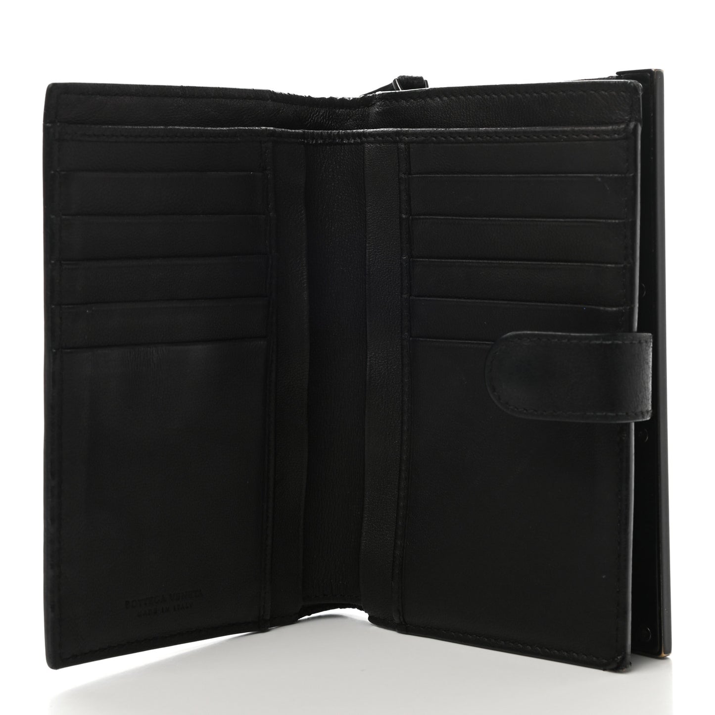Nappa Intrecciato Continental Wallet Black