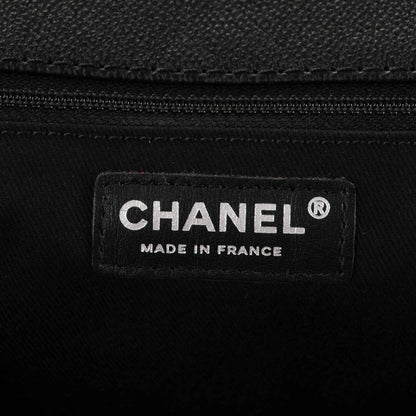 Chanel Grained Calfskin Quilted Messenger Black 6 of 7