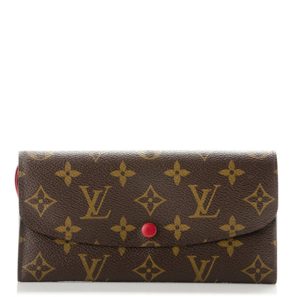 Louis Vuitton Monogram Emilie Wallet Rouge 1 of 8