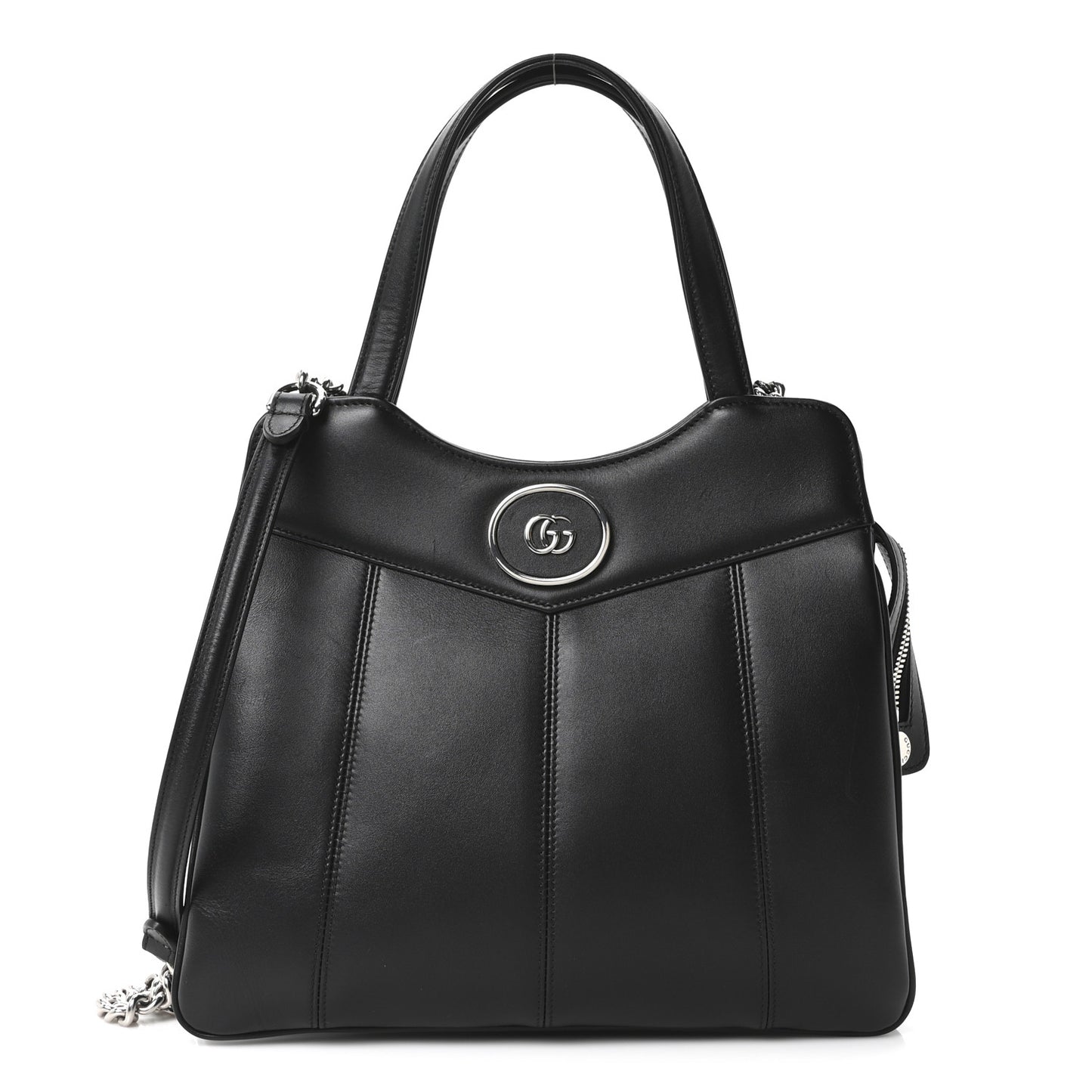 Calfskin Petite GG Small Tote Bag Black