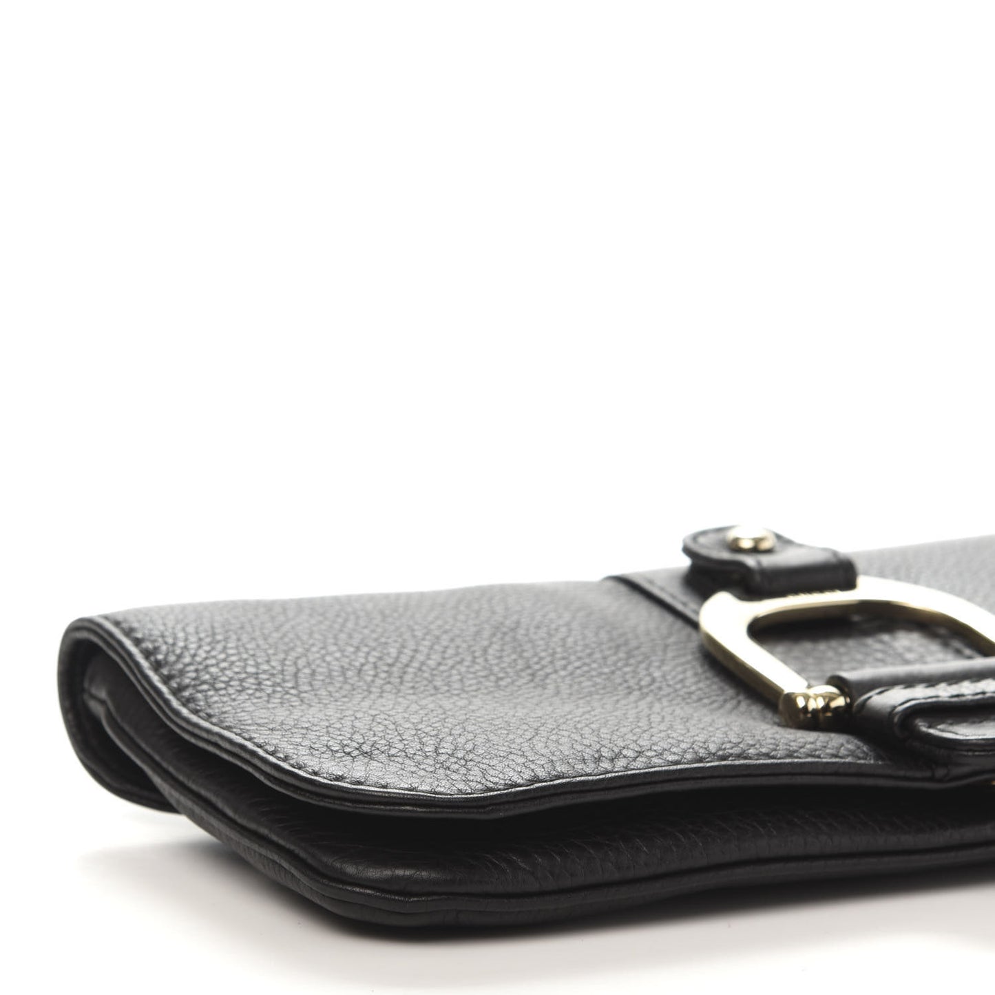 Calfskin Greenwich Clutch Black