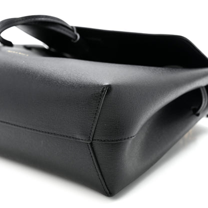 Mansur Gavriel Saffiano Mini Lady Bag Black Flamma 10 of 10